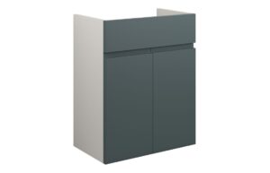 Tewin 500mm Standard Basin Unit - Matt Green Camo (Grey Cab)