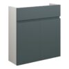 Tewin 600mm Slim Basin Unit - Matt Green Camo (Grey Cab)