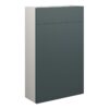 Tewin 500mm Slim WC Unit - Matt Green Camo (Grey Cab)