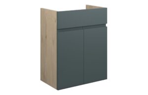 Tewin 500mm Standard Basin Unit - Matt Green Camo (Oak Cab)