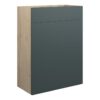Tewin 600mm Standard WC Unit - Matt Green Camo (Oak Cab)