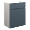 Tewin 500mm Standard Basin Unit - Matt Arley Blue (Grey Cab)