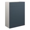 Tewin 600mm Standard WC Unit - Matt Arley Blue (Grey Cab)