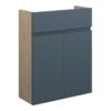 Tewin 500mm Slim Basin Unit - Matt Arley Blue (Oak Cab)