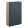 Tewin 500mm Slim WC Unit - Matt Arley Blue (Oak Cab)