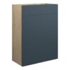 Tewin 600mm Standard WC Unit - Matt Arley Blue (Oak Cab)