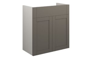 Verity 600mm Standard Basin Unit - Matt Stone (Grey Cab)