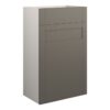 Verity 500mm Standard WC Unit - Matt Stone (Grey Cab)