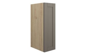 Verity 200mm Standard Toilet Roll Unit - Matt Stone (Oak Cab)