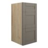 Verity 300mm Standard 3 Drawer Unit - Matt Stone (Oak Cab)
