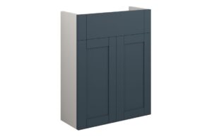 Verity 500mm Slim Basin Unit - Matt Arley Blue (Grey Cab)