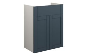 Verity 500mm Standard Basin Unit - Matt Arley Blue (Grey Cab)