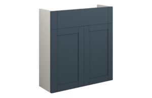 Verity 600mm Slim Basin Unit - Matt Arley Blue (Grey Cab)