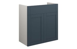 Verity 600mm Standard Basin Unit - Matt Arley Blue (Grey Cab)