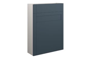 Verity 600mm Slim WC Unit - Matt Arley Blue (Grey Cab)