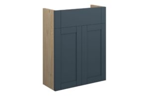 Verity 500mm Slim Basin Unit - Matt Arley Blue (Oak Cab)