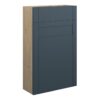 Verity 500mm Slim WC Unit - Matt Arley Blue (Oak Cab)