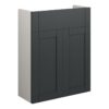 Verity 500mm Slim Basin Unit - Matt Graphite Grey (Grey Cab)