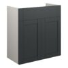 Verity 600mm Standard Basin Unit - Matt Graphite Grey (Grey Cab)