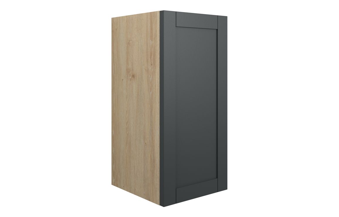 Verity 300mm Standard Base Unit - Matt Graphite Grey (Oak Cab)