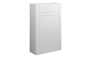 Verity 500mm Slim WC Unit - Matt White (Grey Cab)