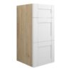 Verity 300mm Standard 3 Drawer Unit - Matt White (Oak Cab)