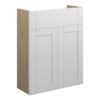 Verity 500mm Slim Basin Unit - Matt White (Oak Cab)