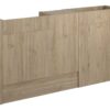 Truro 1536mm Standard Basin  WC & 1 Door Unit Pack - Havana Oak (Grey Cab)