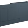 Truro 1536mm Standard Basin  WC & 1 Door Unit Pack - Matt Arley Blue (Oak Cab)