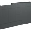 Truro 1536mm Standard Basin  WC & 3 Drawer Unit Pack - Matt Graphite Grey (Grey Cab)