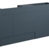 Truro 1536mm Standard Basin  WC & 3 Drawer Unit Pack - Matt Arley Blue (Grey Cab)