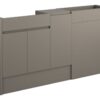 Tewin 1536mm Standard Basin  WC & 1 Door Unit Pack - Matt Stone (Oak Cab)