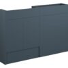 Truro 1236mm Slim Basin & WC Unit Pack - Matt Arley Blue (Oak Cab)