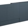 Truro 1536mm Slim Basin  WC & 1 Door Unit Pack - Matt Arley Blue (Grey Cab)