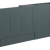 Verity 1536mm Slim Basin  WC & 1 Door Unit Pack - Matt Green Camo (Grey Cab)