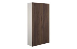 Truro 600mm Slim 2 Door Storage Unit - Warm Walnut (Grey Cab)