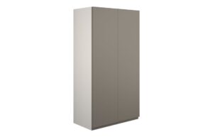 Tewin 600mm Standard 2 Door Storage Unit - Matt Stone (Grey Cab)