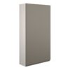 Tewin 600mm Slim 2 Door Storage Unit - Matt Stone (Grey Cab)