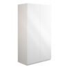 Tewin 600mm Standard 2 Door Storage Unit - White Gloss (Grey Cab)