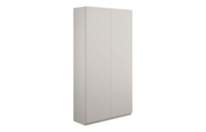 Tewin 600mm Slim 2 Door Storage Unit - Matt Dove Grey (Grey Cab)