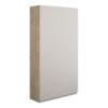 Tewin 600mm Slim 2 Door Storage Unit - Matt Dove Grey (Oak Cab)