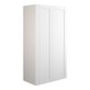 Verity 600mm Standard 2 Door Storage Unit - Matt White (Grey Cab)