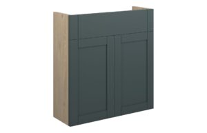 Verity 600mm Slim Basin Unit - Matt Green Camo (Oak Cab)