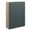 Verity 600mm Slim WC Unit - Matt Green Camo (Oak Cab)