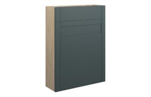 Verity 600mm Slim WC Unit - Matt Green Camo (Oak Cab)