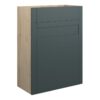 Verity 600mm Standard WC Unit - Matt Green Camo (Oak Cab)