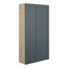 Verity 600mm Slim 2 Door Storage Unit - Matt Green Camo (Oak Cab)