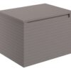Hatfield 610mm Wall Hung 1 Drawer Basin Unit & Worktop - Matt Taupe
