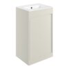 Welwyn 510mm Floor Standing Unit Inc. Basin - Matt Latte