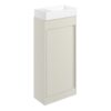 Welwyn 410mm Floor Standing Unit Inc. Basin - Matt Latte